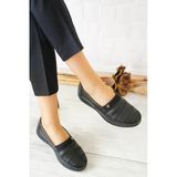 Bluefeet Siyah Büyük Numara Anne Ayakkabı Hs00325
