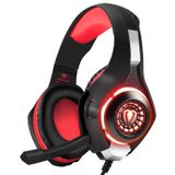 BlueFire Playstation 4, PS5, Xbox one, PC ile Uyumlu Mikrofon ve LED Işıklı 3,5 mm PS4 Oyun Kulaklığı (Kırmızı)