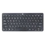 Blueforce Bt-k95 2,4Ghz Wireless+Bluetooth Kablosuz Sessiz Klavye Siyah Çift Modlu Telefon Tablet Mac Uyumlu