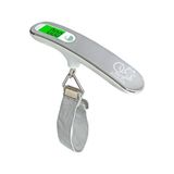 Bluefox Dijital Bagaj Tartısı - 50KG/110LB Kapasiteli, Dara Fonksiyonlu, Arkadan Aydınlatmalı LCD Ekran, Çoklu Ağırlık Birimi Seçenekleri, Taşınabilir & Ergonomik Tasarım - 00-Siyah