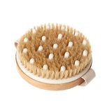 Bluefox Doğal Sisal Vücut Fırçası | Kuru Fırçalama & Peeling için | Islak/Kuru Kullanım | Avuç İçi Masaj ve Eksfoliasyon Fırçası