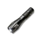 Bluefox Güçlü LED El Feneri, 10W Ultra Parlak Işık, 5 farklı Mod, Zoom Özellikli, Dayanıklı Aluminyum Gövde