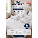 BlueMaison Daisy Sıvı Geçirmez 6 Adet Yastık Alezi Jakar Dokuma 50X70