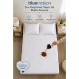 BlueMaison Pare Sıvı Geçirmez Petek Model Yatak Alezi + Yastık Alezi Seti Fıtted