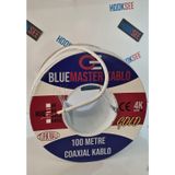 Bluemaster Rg6U4 48Tel 100Mt Makaralı Anten Kablosu (Yeni)