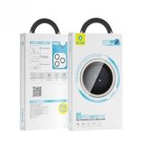 Blueo 99 iPhone 15 Pro Max/iPhone 15 Pro Mavi Titanyum Anti-Reflective Lens Koruyucu