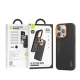 Blueo Air Aramid Fiber 600D 15 Pro Max Uyumlu Magnetic Telefon Kılıfı Turuncu