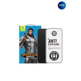 BLUEO Anti Static HD iPhone 13/13Pro/14/16E Uyumlu Toz Çizilme Parmak izi Önleyici Full Cam Ekran Koruyucu