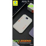 BLUEO Ape Legend MiniX 10.000 mAh 20W Dijital Ekranlı Powerbank - Taşınabilir Şarj Aleti - Beyaz