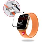 Blueo Apple Watch 7/8 / 9-45mm Uyumlu Uygulama Aparatlı Akıllı Saat Ekran Koruyucu - Tam Koruma