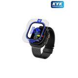 Blueo Apple Watch Ultra 1 / 2 / 3 Uyumlu 49MM Safir Titanyum Saat Ekran Koruyucu - Siyah