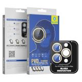 Blueo BM5643A Stainless Steel Design Lens Koruyucu iPhone 14 Pro/ 14 Pro Max Altın Sarısı