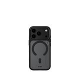 Blueo Frosted Anti-slip Iphone 17 Pro Max Siyah Magsafe Uyumlu Silikon Telefon Kılıfı