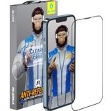 Blueo-Iphone 12 Pro Max Uyumlu Anti-Reflective Yansıma Önleyici Temperli 360 Tam Koruma Cam Ekran Koruyucu