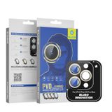Blueo-iPhone 13 Pro/13 Pro Max 3 adet Altın PVD Stainless Steel Su ve Toz Geçirmez Lens Koruyucu