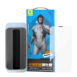 Blueo iPhone 14 Plus / 13 Pro Max Uyumlu 0.2MM Ultra-Thin HD Uygulama Aparatlı Kırılmaz Cam Ekran Koruyucu