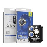 Blueo iPhone 14 Pro / 14 Pro Max Uyumlu Altın PVD Stainless Steel Su ve Toz Geçirmez Lens Koruyucu