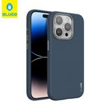 Blueo iPhone 14/15 Serisi Uyumlu Premium Deri Telefon Kılıfı (Lacivert, iPhone 14 Pro Max)