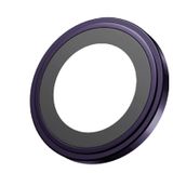 Blueo iPhone 14/iPhone 14 Plus Uyumlu Metal Çerçeve Lens Koruyucu Mor