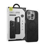 Blueo- iPhone 15 Pro Max Uyumlu Air Armor Aramid Fiber Anti-drop 1500D Destekli Telefon Kılıfı