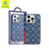 Blueo iPhone 15 Pro Max Uyumlu MagSafe Özellikli Orijinal Karbon Gilded Tactile Aramid Fiber İnce Slim Kılıf