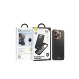 Blueo iPhone 15 Pro Uyumlu Dual Texture 2024 Ultra Edition Fiber Siyah-turuncu 600d Kılıf