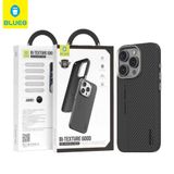 Blueo iPhone 15 Pro Uyumlu Manyetik Özellikli Bi-texture Magnetic 600d Air Aramid Fiber Telefon Kılıfı
