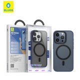 Blueo iPhone 15 Skin Friendly Frosted Anti-Drop Kılıf Lacivert