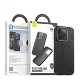 Blueo iPhone 16 Pro / 16 Pro Max Bi-Texture Magnetic 600D Armor Aramid Fiber Telefon Kılıfı (iPhone 16 Pro Max)
