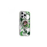 Blueo iPhone 16 Pro Max Uyumlu Dorjee Skin Friendly 360 Rotatable Manyetik Stand Gri Telefon Kılıfı