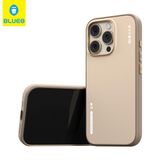 Blueo iPhone 16 Pro Max Uyumlu Manyetik Özellikli Dual Color Liquid Silikon Gold Telefon Kılıfı