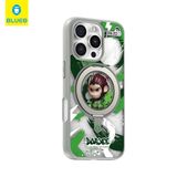 Blueo iPhone 16 Pro Uyumlu Dorjee Skin Friendly 360 Rotatable Manyetik Stand Gri Telefon Kılıfı