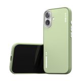 Blueo iPhone 16 Uyumlu Manyetik Özellikli Dual Color Liquid Silikon Yeşil Telefon Kılıfı