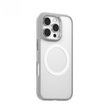 Blueo iPhone 16/16 Pro / 16 Pro Max Uyumlu Skin-Friendly Anti-Drop Magnetic Gen.2 Telefon Kılıfı (Gri, iPhone 16 Pro Max)
