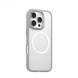 Blueo iPhone 16/16 Pro / 16 Pro Max Uyumlu Skin-Friendly Anti-Drop Magnetic Gen.2 Telefon Kılıfı (Gri, iPhone 16)