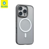 Blueo iPhone 16/16 Pro / 16 Pro Max Uyumlu Skin-Friendly Anti-Drop Magnetic Gen.2 Telefon Kılıfı (Gri, iPhone 16)