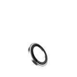 Blueo Iphone 17 Pro / 17 Pro Max Uyumlu Metal Çerçeveli Yansıma Önleyici Kamera Lens Koruyucu - Gümüş