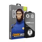 Blueo iPhone Tam Kaplayan Corning Gorilla Anti-Static Cam Ekran Koruyucu Darbe Emici (iPhone 12 Pro Max)