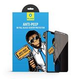 Blueo iPhone X / 11/12 / 13/14 Serisi Uyumlu Kırılmaz Cam Privacy Hayalet Tam Kaplayan Anti-Peep Ekran Koruyucu (X/XS / 11 Pro)