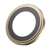 Blueo iPhone14 Pro/iPhone 14 Pro Max Uyumlu Metal Çerçeve Lens Koruyucu Altın Sarısı