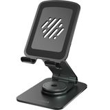 Blueo Mr. Gorilla Gri Titanyum Katlanabilir 360 Derece Dönebilen Kaydırmaz Telefon/tablet Standı - Füme