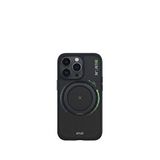 Blueo Mr. Gorilla Iphone 16 Pro 360° Döner Standlı Karbon Fiber Magsafe Uyumlu Telefon Kılıfı - Siyah