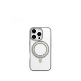 Blueo Mr. Gorilla Iphone 16 Pro Max 360° Dönen Magsafe Uyumlu Standlı Mat Silikon Telefon Kılıfı - Gri