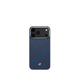 Blueo Mr. Gorilla Iphone 17 Pro Magsafe Uyumlu Aramid Fiber Mavi Telefon Kılıfı