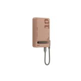 Blueo Pd 20W Mf Magsafe Uyumlu Type-C Çift Çıkışlı 5000 Mah Standlı Kablosuz Powerbank Şarj Aleti Pembe
