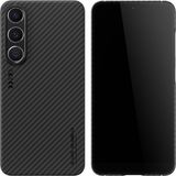 BLUEO Samsung S24 Plus Punk Armor Aramid Fiber Anti-Drop 600D Telefon Kılıfı - Siyah