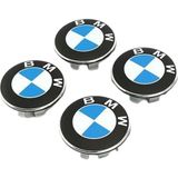 Blueoto Bmw E36 E39 E46 E60 E90 F30 Jant Göbeği Kabartmalı Göbek Dış Çapı 6.8 mm (4'lü Set)
