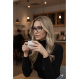 BluePepper GLAM Cat Eye Mavi Işık Filtreli Optik Cam Uyumlu Koruyucu Gözlük