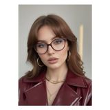 BluePepper KADIN MAVİ IŞIK KORUMALI GÖZLÜK HAFİF CATEYE ÇERÇEVE KÜÇÜK YÜZLER İÇİN 49 EKARTMAN
