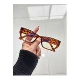 BluePepper Pradix Leopard Mavi Işık Filtreli Ekran Gözlüğü Cateye Unisex Optik Uyumlu Camları Değişebilir